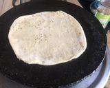 A picture of step 7 of Ajwain roti.