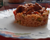 Foto del paso 5 de la receta: Ensalada de arroz con calamares a la americana en conserva