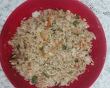 A picture of step 3 of Chicken fried rice.