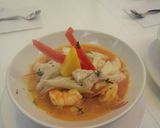 Foto del paso 1 de la receta: Ceviche de camarón con tiradito de corvina