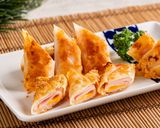 A picture of step 15 of Just 10 Minutes! Magic Easy Pizza with Gyoza Wrappers.