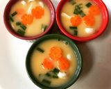 A picture of step 5 of Chawanmushi (Japanese Savoury Egg Custard).