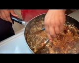 A picture of step 4 of Whitney & Bobby”s Beef Hoisin Noodles with Cabbage.