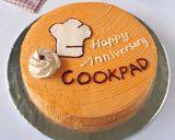 Foto langkah ke 5 dari resep 417.Vanila Cake Spesial Anniversary Cookpad 11th.