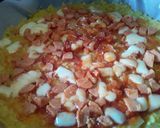 Foto del paso 4 de la receta: Coliflor en tortilla🥦🍅🌰🧀🍳🥚🥓