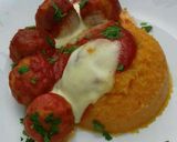 Foto del paso 5 de la receta: Albóndigas de pollo con puré de anco