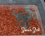 A picture of step 1 of Red Rice Kheer.