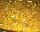 A picture of step 9 of Moong daal halwa.
