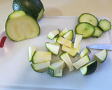 Foto del paso 1 de la receta: Crema de calabacín murciano con queso azul