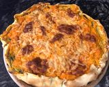 Foto del paso 4 de la receta: Tarta de calabaza y espinaca
