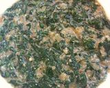 Foto del paso 4 de la receta Tortilla de espinacas y cebolla