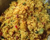 A picture of step 5 of Vegetables poha.
