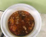 Hình bước làm 2 của món Bánh mì sốt vang nhân ngày trời trở lạnh