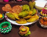 A picture of step 5 of Poori.