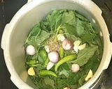 A picture of step 1 of Greeny Meals.