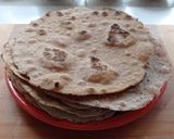 Teljeskiőrlésű tortilla lapok recept fázis 4 fotója