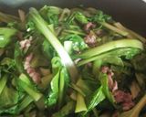 Hình bước làm 3 của món Thịt Bò Xào Cải Thìa