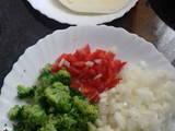 Pastel de brócoli y coliflor