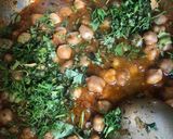 A picture of step 3 of Chole soup.