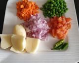A picture of step 5 of "Vegetables Masala Khichdi".