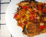 Foto langkah ke 8 dari resep Ikan Baronang Pedas Manis.