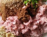 A picture of step 2 of Tawa kebab.