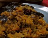 A picture of step 6 of Moong daal and turai.