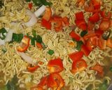 A picture of step 1 of Noodles with boiled egg.