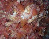 A picture of step 1 of Sweet Tomato chutney.