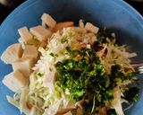 A picture of step 3 of Cabbage,apple, sesame yoghurt slaw.