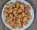 Foto langkah ke 6 dari resep Tempe Karaage Sambal Daun jeruk.