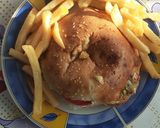 Pas rețetă Hamburger cu piept de pui suculent 1 fotografie