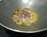 A picture of step 3 of Red & yellow lentils in kohlapuri gravy.