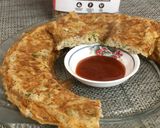 A picture of step 7 of Egg Omelette In Gas Oven Tandoor.