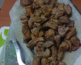 Foto del paso 1 de la receta Garbanzos con carne de cochino (Ropavieja de cochino)