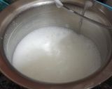 A picture of step 2 of Latte Flat White Coffee (without machine / on gas).