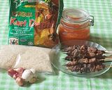 Foto langkah ke 1 dari resep Nasi Kari Sate Kambing.
