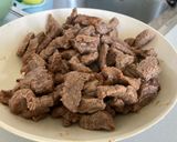 Foto del paso 1 de la receta Ternera Strogonoff o Stroganoff (бефстроганов)