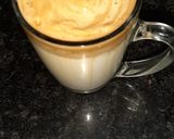 A picture of step 3 of Dalgona Coffee.