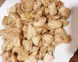 A picture of step 4 of Kung Pao Chicken.