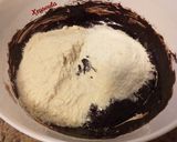Φωτογραφία βήματος 3 της συνταγής Σοκολατένια μπισκότα με αλεύρι καρύδας και ξηρούς καρπούς