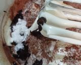 Foto langkah ke 4 dari resep Brownies Kukus Bermotif resep Farah Quinn.