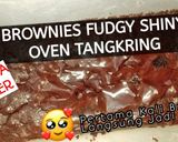 Foto langkah ke 7 dari resep Brownies fudgy shiny oven tangkring.