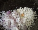 A picture of step 1 of Pasta in red sauce.