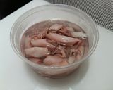 Foto langkah ke 2 dari resep Cumi Asin Pete.