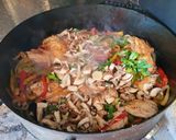Foto del paso 6 de la receta: Pollo al disco con cerveza rubia