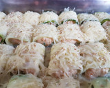 Foto del paso 3 de la receta: Canelones de calabacín rellenos de atún y queso de cabra