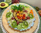 मिश्रित सब्जियों और फलों का सलाद (mixed vegetables and fruits salad) रेसिपी चरण 3 फोटो