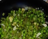 A picture of step 1 of Hara bhara kabab.