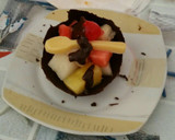 Foto del paso 4 de la receta: Cuencos de chocolate rellenos de fruta